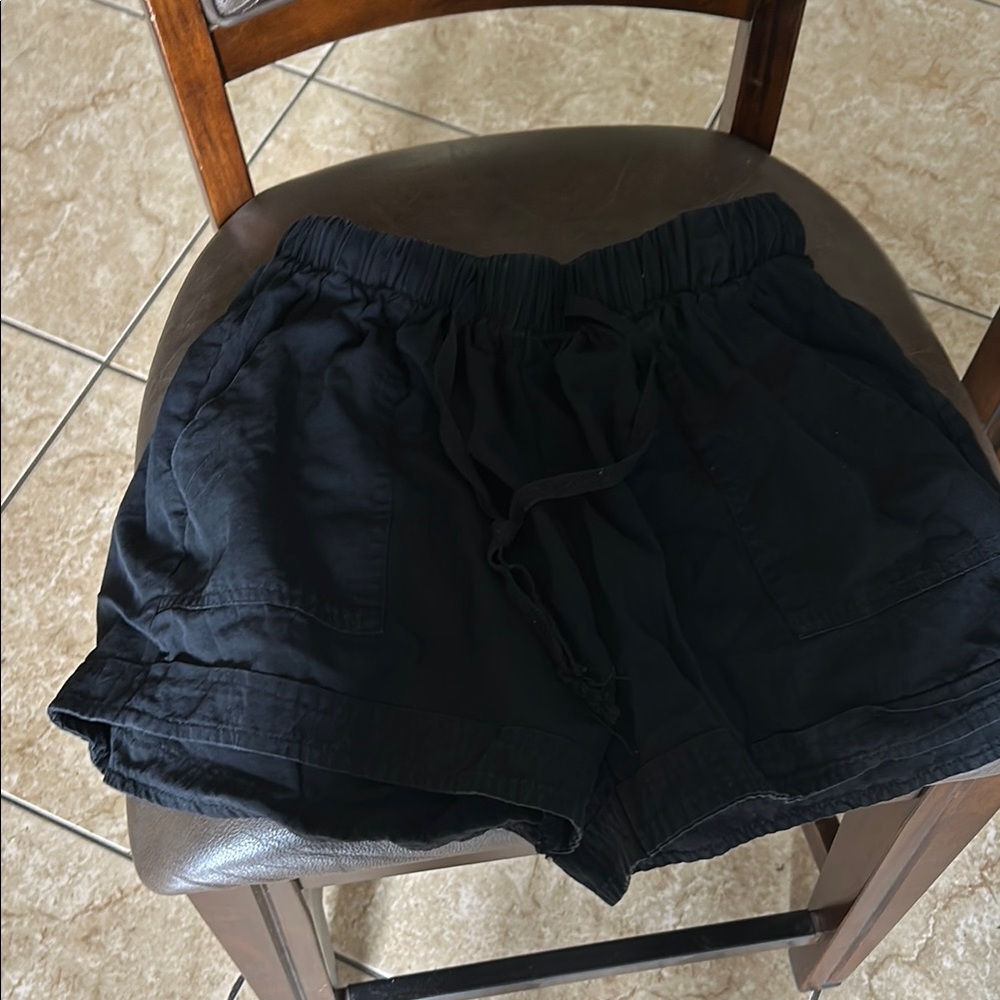Women's Black Casual Shorts